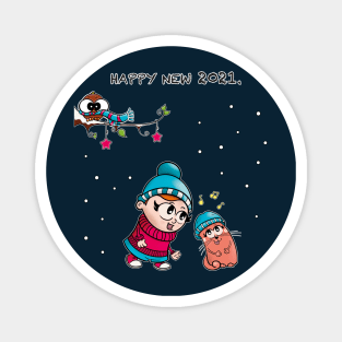 Happy New Year 2021 Magnet